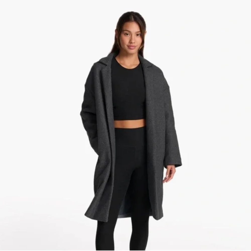 Vuori Charcoal Gray Long Coat